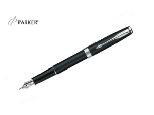 Sonnet - Matte Black Chrome Trim Fountain Pen