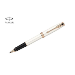 Sonnet – Pearl White with Pink Gold Trim Rollerball Pen