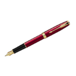 Sonnet – Red Lacquer Gold Trim Fountain Pen