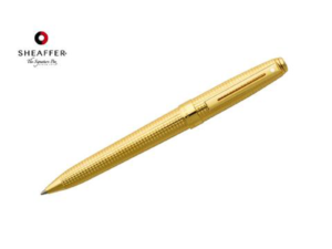 PreludeÂ® Signature Collection - 22k Gold Plate with Engraved Diamond Square Pattern Ballpoint Pen