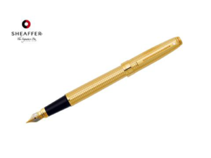 PreludeÂ® Signature Collection - 22k Gold Plate with Engraved Diamond Square Pattern Fountain Pen