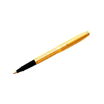 Sagarisâ„¢ – Fluted Gold Tone Cap and Barrel Rollerball Pen