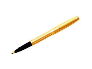 Sagarisâ„¢ - Fluted Gold Tone Cap and Barrel Rollerball Pen