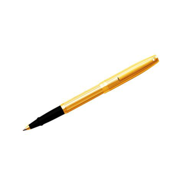 Sagarisâ„¢ - Fluted Gold Tone Cap and Barrel Rollerball Pen