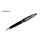 Carene Black Lacquer Gold Trim Ballpoint Pen