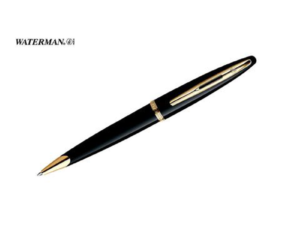 Carene Black Lacquer Gold Trim Ballpoint Pen