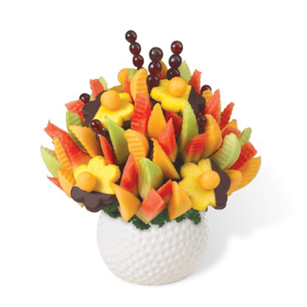 Melon Delight with Dipped Daisies