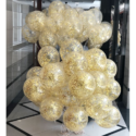 Gold Sprinkle Confetti Balloons