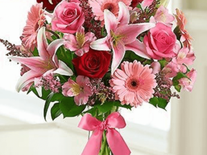 Romance Lilies and Roses