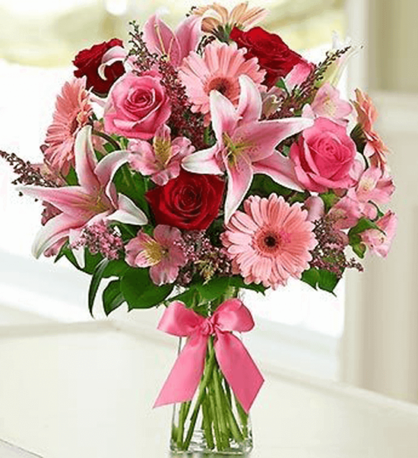 Romance Lilies and Roses