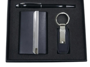 Buiness Card Holder + Pen + Keychain