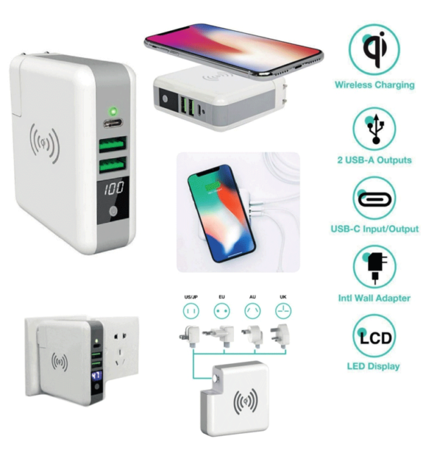 Wireless charger with Adaptor