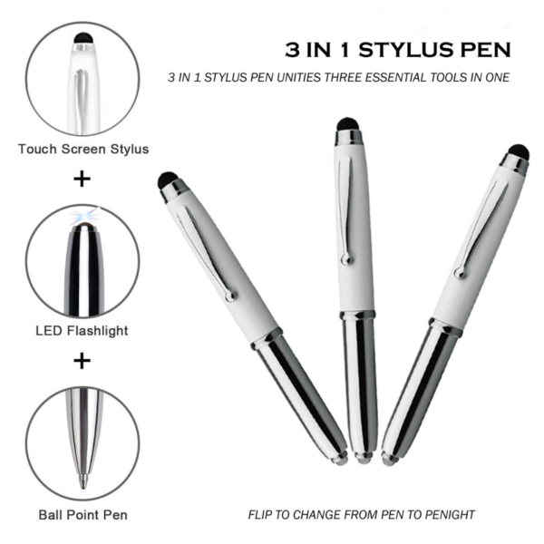 Led Pen with Stylus