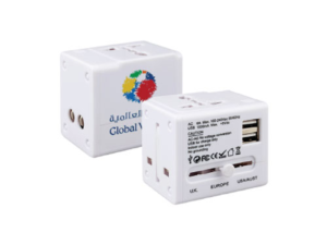Universal Travel Adapter White Color