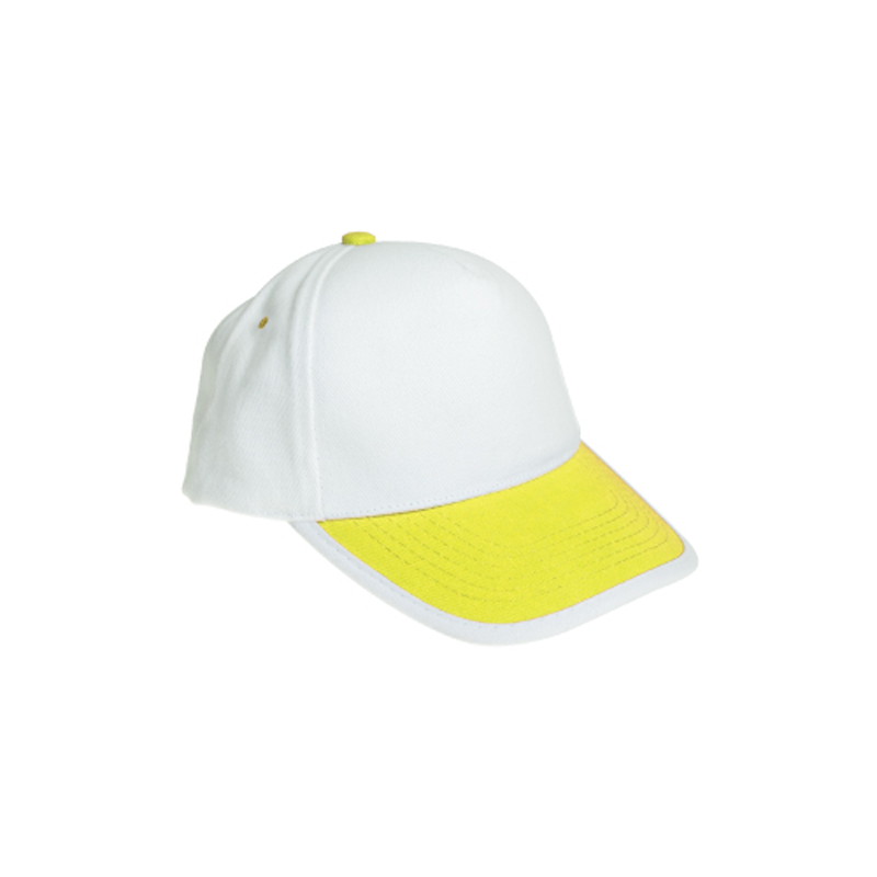 Cotton Caps White and Yellow