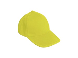 Cotton Caps Solid Yellow Color