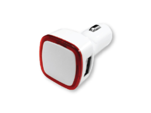 USB Car Charger Red