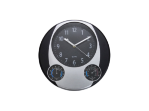 Round Wall Clock with Black Sides