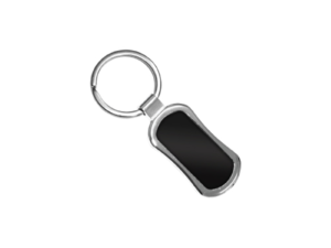 Metal Keychains Black