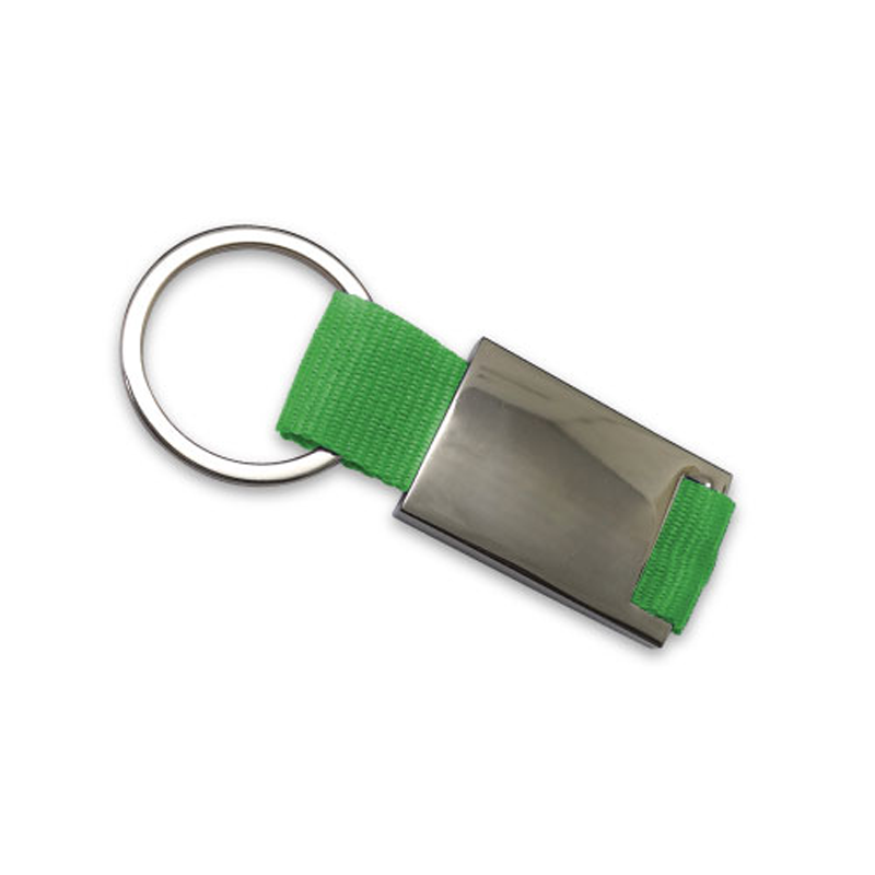 Promotional Metal Keychains Green