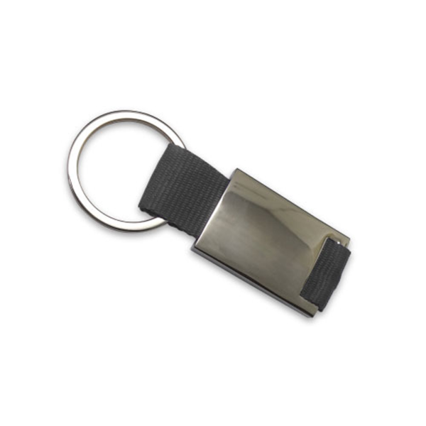 Promotional Metal Keychains Black