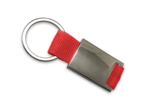 Promotional Metal Keychains Red