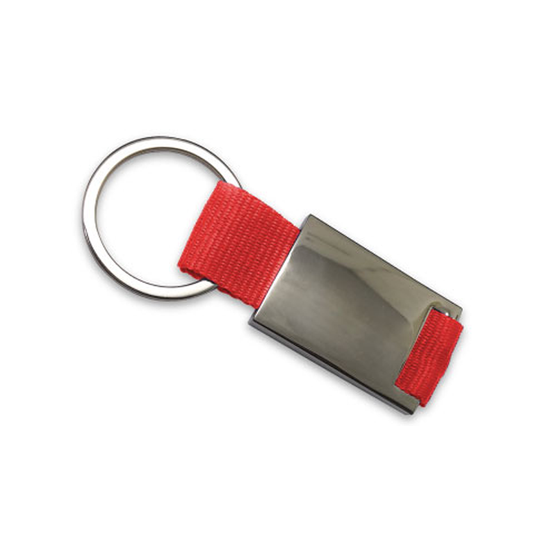 Promotional Metal Keychains Red