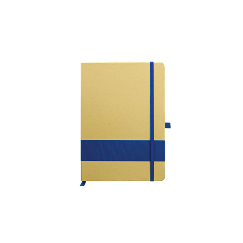 Eco Friendly Notebook with Strip Blue