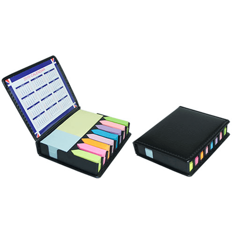 Pad & Sticky Note with Leather Case