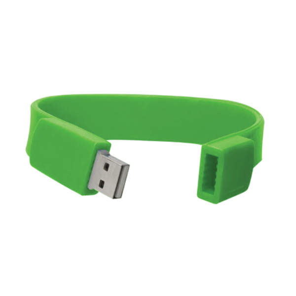 Wristbands USB Flash Drives Green