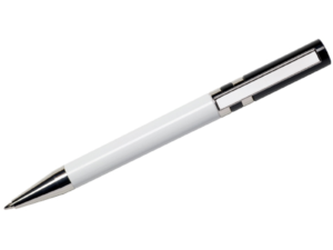 Maxema Ethic Pen - White with Black Clip