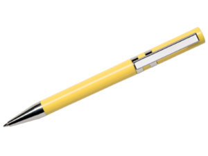 Maxema Ethic Pen - Yellow with Chrome Clip