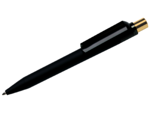 Maxema Pen Black with Gold Plated Push Button