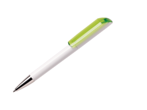 Personalised Pens Maxema Flow Transparent Lemon Green