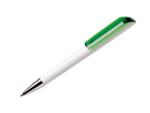 Personalised Pens Maxema Flow Transparent Peacock Green