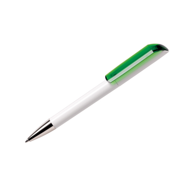Personalised Pens Maxema Flow Transparent Peacock Green