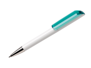 Personalised Pens Maxema Flow Transparent Aqua Green