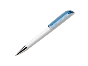 Personalised Pens Maxema Flow Transparent Sky Blue