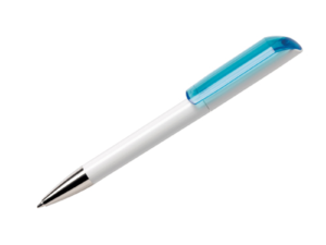 Personalised Pens Maxema Flow Transparent Arctic Blue