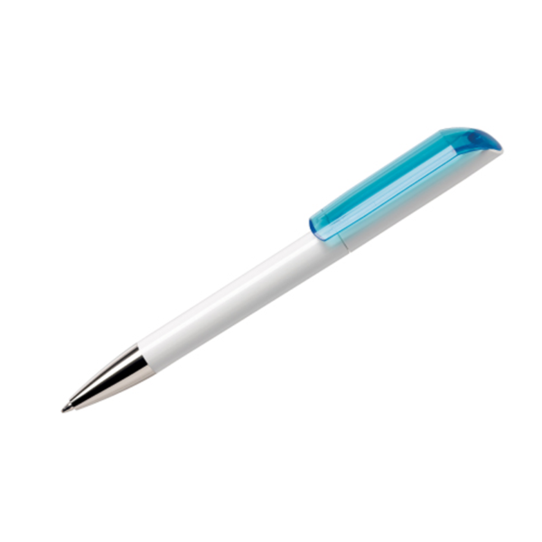 Personalised Pens Maxema Flow Transparent Arctic Blue