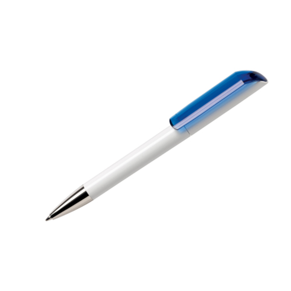 Personalised Pens Maxema Flow Transparent Dark Blue
