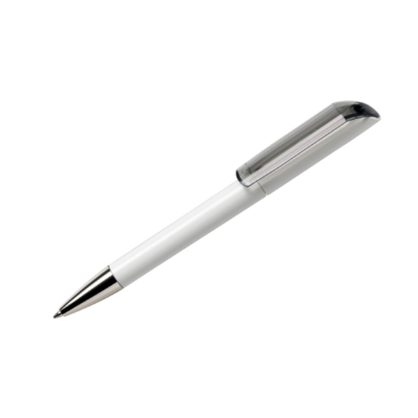Personalised Pens Maxema Flow Transparent Silver