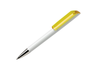 Promotional Gifts Pen Maxema Flow Transparent Yellow