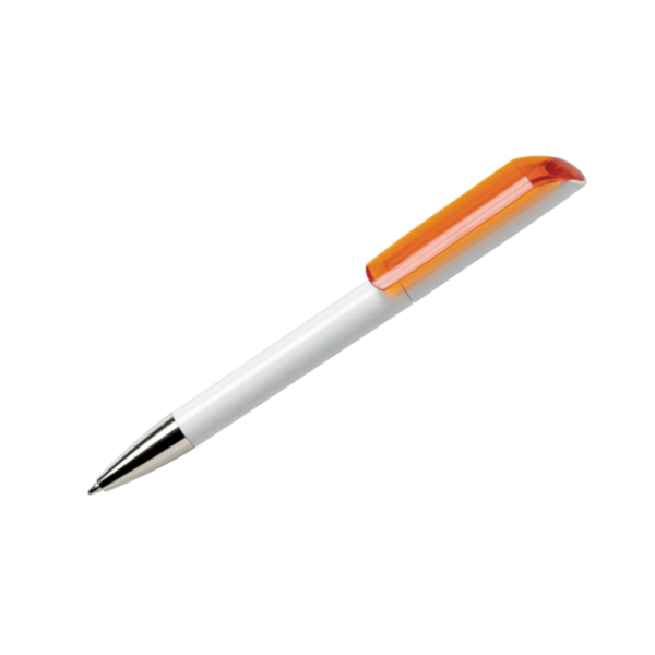 Promotional Gifts Pen Maxema Flow Transparent Orange