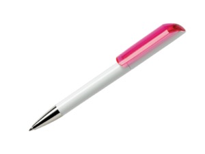 Promotional Gifts Pen Maxema Flow Transparent Pink