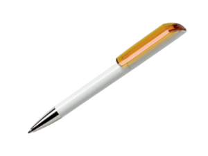 Promotional Gifts Pen Maxema Flow Transparent Light Orange