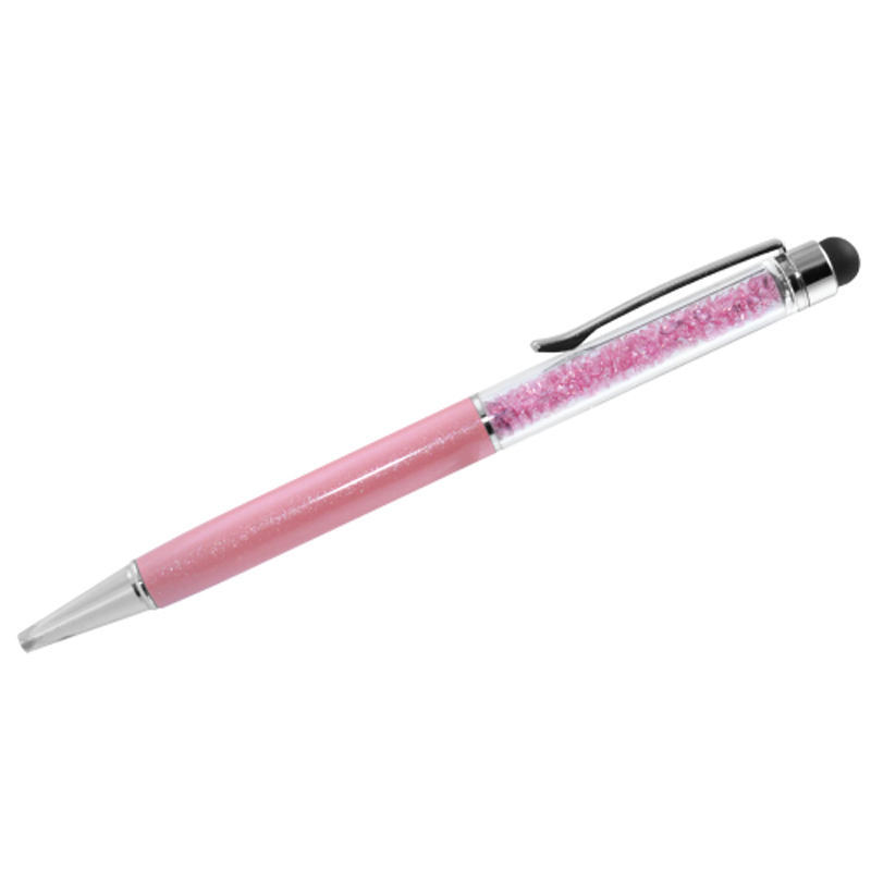 Crystal Pens with Stylus - Pink Color
