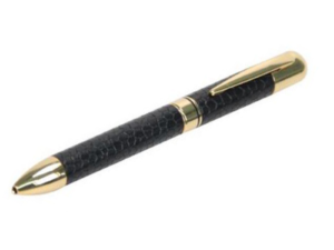 Metal Pen with Leather Finish