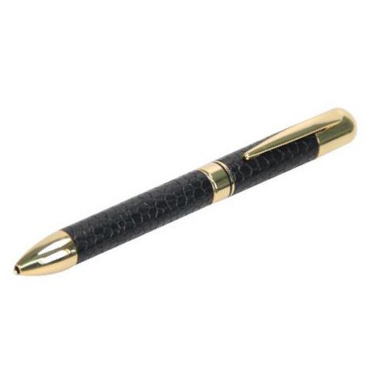 Metal Pen with Leather Finish