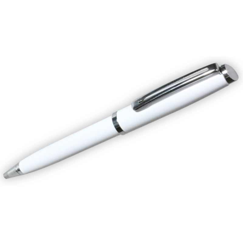 Custom logo Metal Pens - White